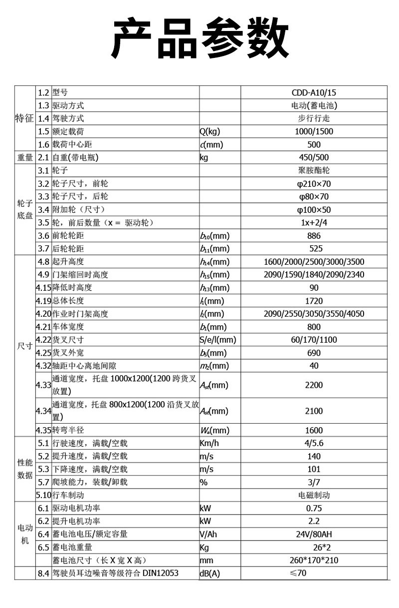 行走式全電動(dòng)堆高車 2